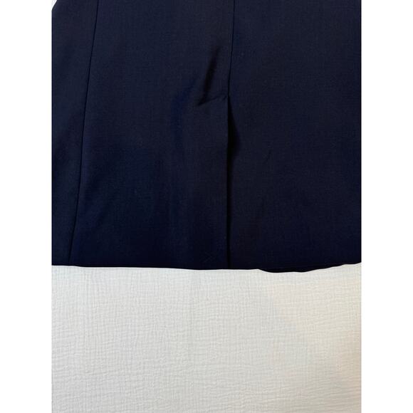 Tibi Tropical Wool Marlon Blazer Navy Cutout Sleeve Tailored Women's 6 NWT - Picture 13 of 16